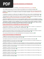 Listado Leyes Incendios Extremadura