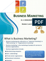 Business Marketing-BIMS-1 & 2 Module