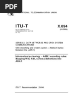 Itu-T: Information Technology - ASN.1 Encoding Rules: Mapping W3C XML Schema Definitions Into ASN.1