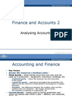 Finance and Accountsanalysing Accounts