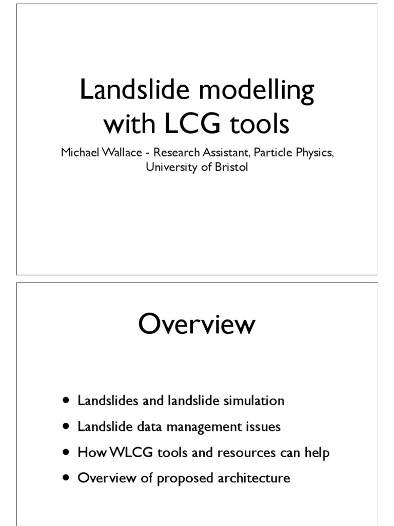Landslide Modeling for Researchers | PDF | Computing | Computer Engineering