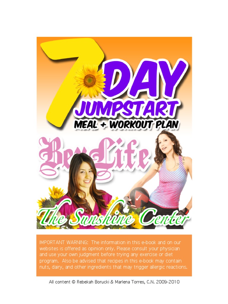 7 DAY JUMPSTART JUICE DIET intelligence overview
