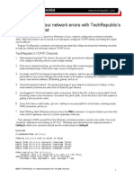 Troubleshoot Your Network Errors With Techrepublic'S Tcp/Ip Checklist