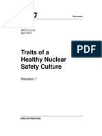 Traits of a Healthy Nuclear Safety Culture INPO 12 012 Rev.1 Apr2013