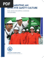 Implementing an Effective Safety Culture