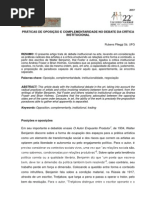 SÁ - Debate da Crítica Institucional