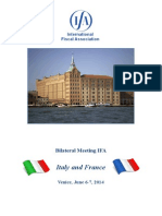 IFA 2014 - Bilateral Meeting ITALIAN and FRENCH Branches 