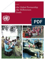 Delivering On The Global Partnership For Achieving The Millennium Development Goals