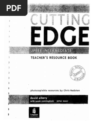 New Cutting Edge Upper Intermediate Teacher S Resource Book Pdf