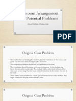 Classroom Arrangement With Potential Problems