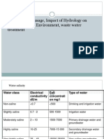 Brackish Water Usage, Impact of Hydrology On Landscapes and Environment, Waste Water Treatment