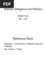 Artificial Intelligence and Robotics