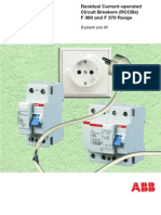 Technical data and mounting instructions for Residual Current-operated Circuit Breakers