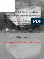 Melting Point Determination Using Thomas Hoover Apparatus (Bonjing