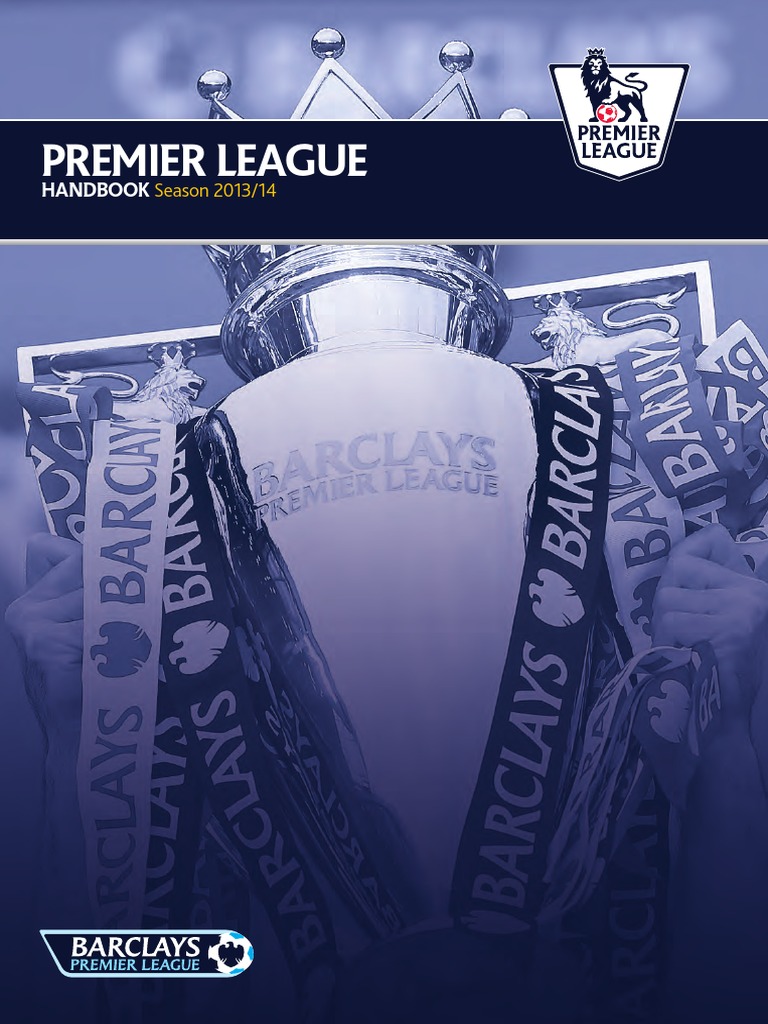 Premier League Handbook 2013 14 picture
