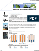Diesel Particulate Filter, DPF