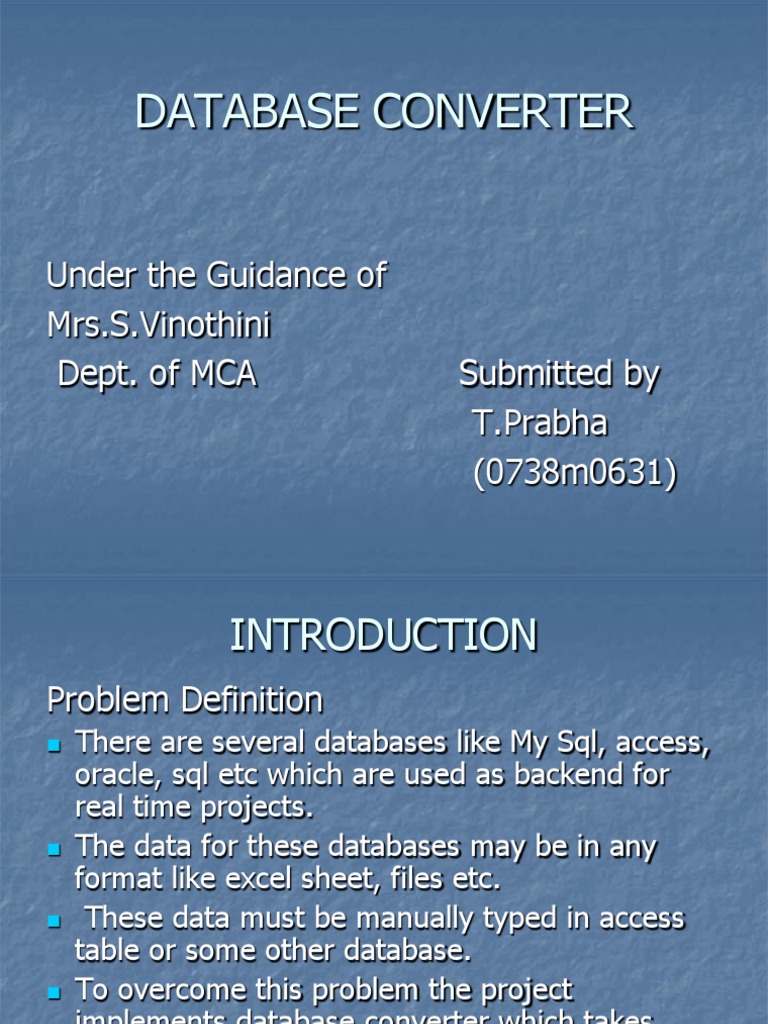Presentation 2 | PDF | My Sql | Databases