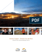 Informe de Sostenibilidad 2010 - División Sur Del Perú