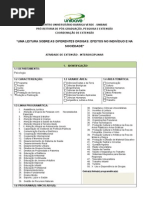 Formulário Ação de Extensão 2013 interdisciplinar