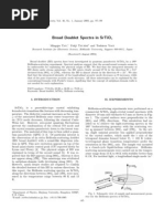 Broad Doublet Spectra in Srtio