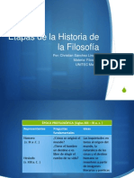 Etapas de La Historia de La Filosofía