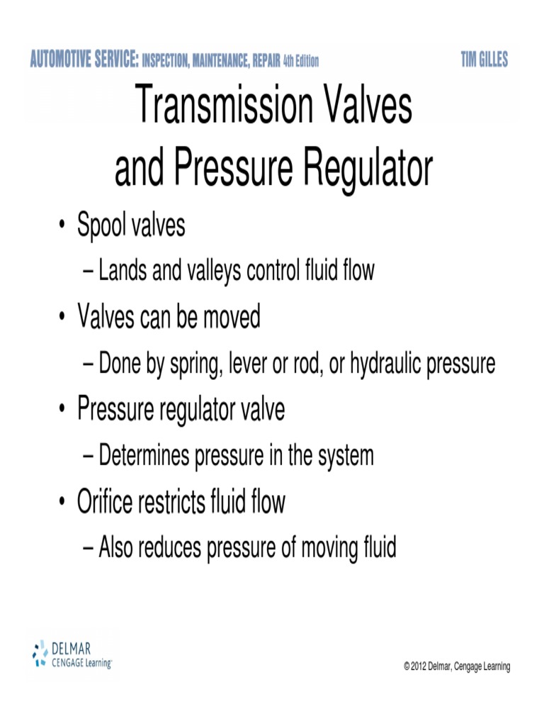 Transmission Valves Automatic Transmission Transmission (Mechanics)