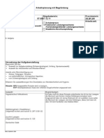 Arbeitsplanung Mit Begründung