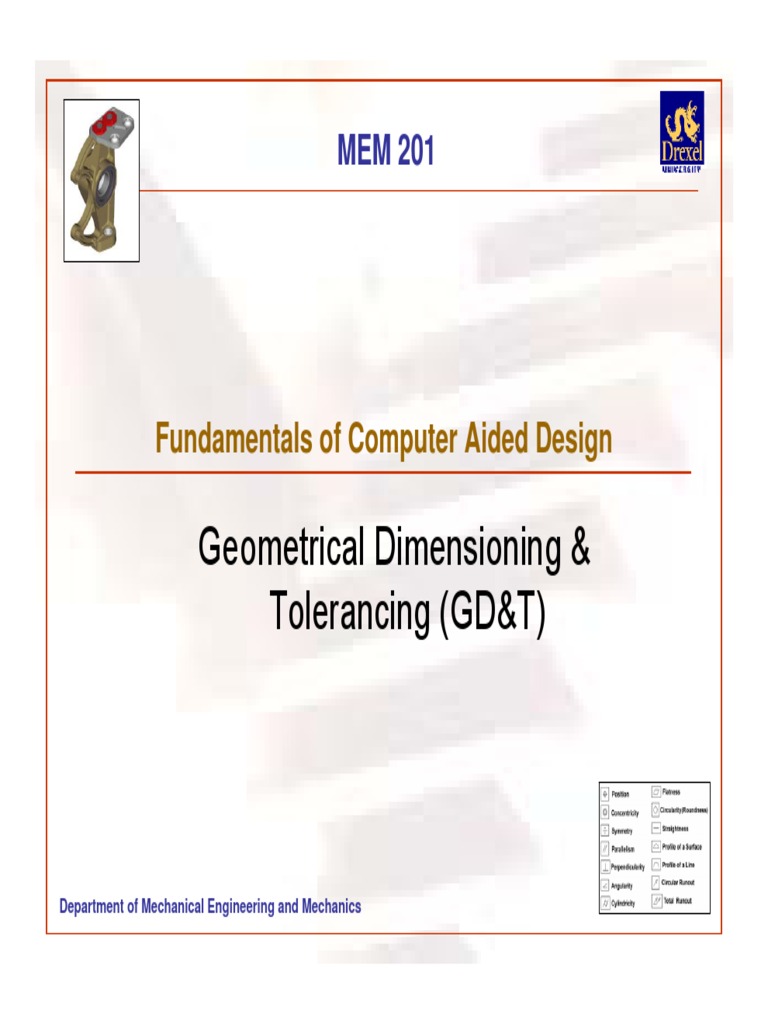 Geometrical Dimensioning & Tolerancing (GD&T) : Fundamentals of ...