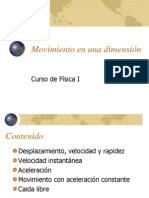 03 - Curso de Movimiento en Una Dimensión