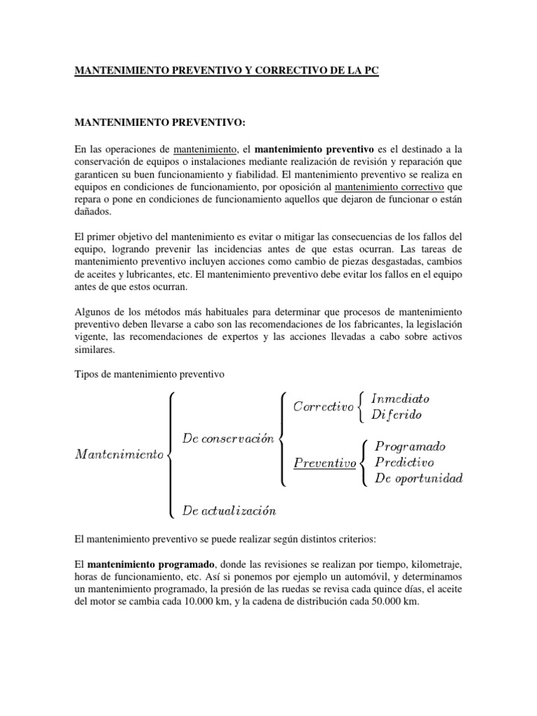 Fallas Más Comunes De La Pc Y Sus Soluciones Pdf Ingeniería