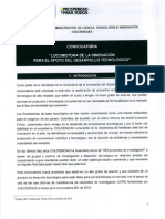 Convocatoria 642 Terminos de Referencia