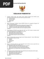 Download Contoh soal cpns kebijakan pemerintah by donny saputra SN20200398 doc pdf