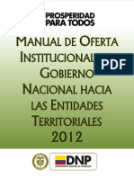 Manual Oferta Institucional-dnp 2012