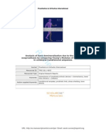 Analysis of Bone Demineralization Due To The Use of Exoprosthesis