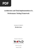 Architecture and Trial Implementation of A Performance Testing Framework