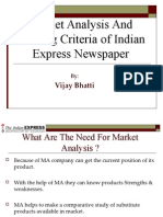 Market Analysis and Reading Criteria of Indian Express Newspaper