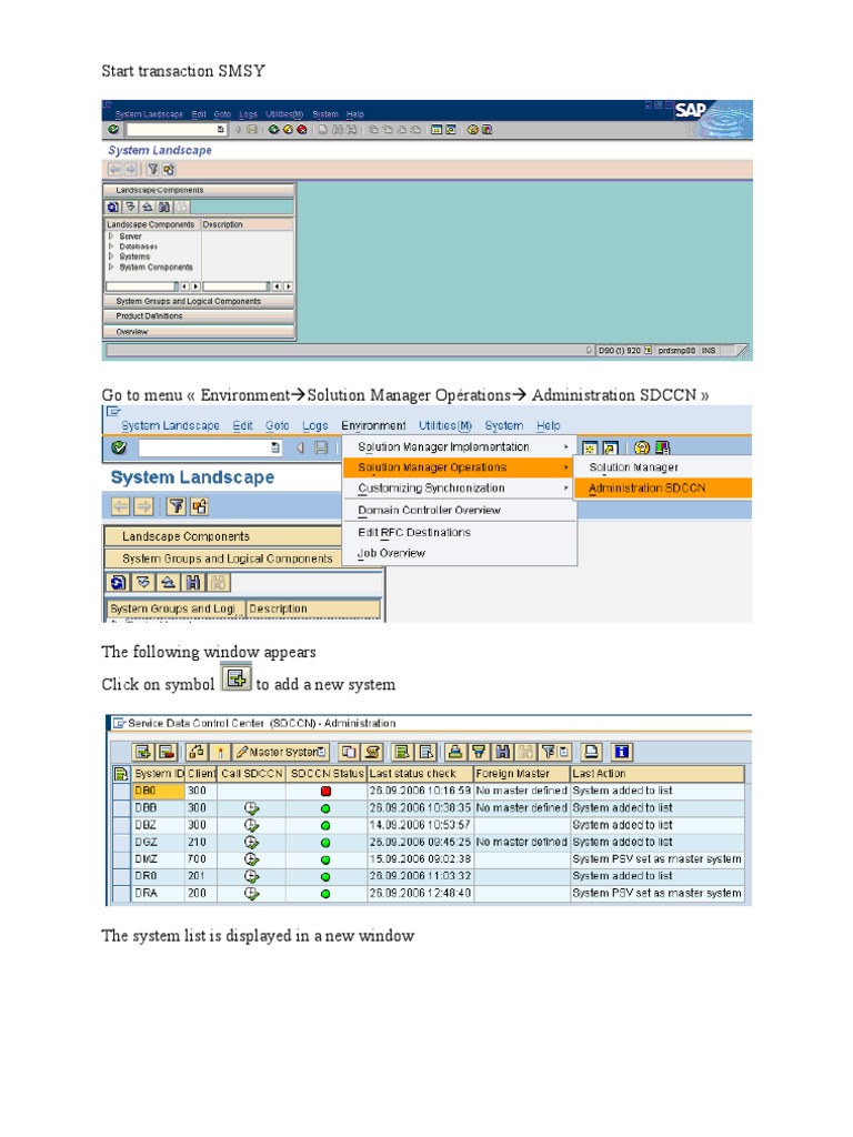 SOLMAN Early Watch Alert Procedure PDF System Software Computer