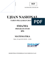 Matematika Sma Un 2012 Paket B Ips 2