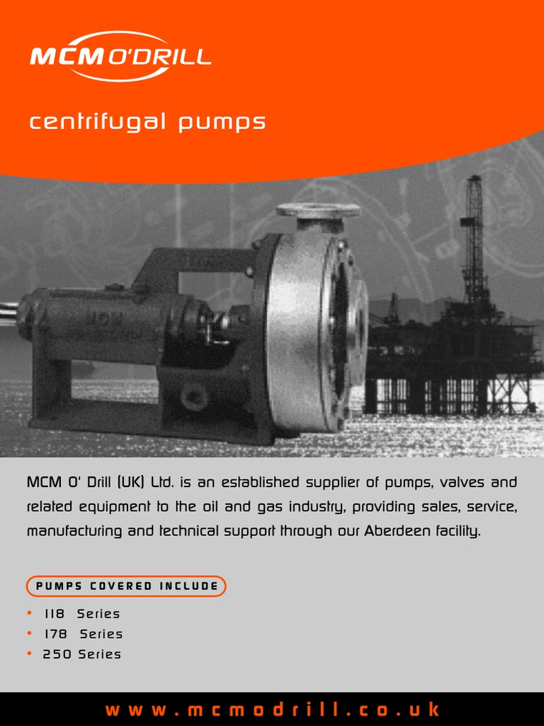 Mcm's Pumps - 250 and Others - Catalog | PDF | Machines | Mechanical ...