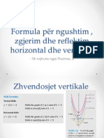 Formula Për Ngushtim, Zgjerim Dhe Reflektim Ndër Boshte