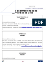 Ofertas Empleo Septiembre