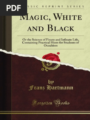 Franz Hartmann - Magic White and Black | PDF