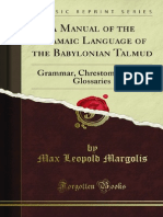 A Manual of The Aramaic Language of The Babylonian Talmud - 9781440082184