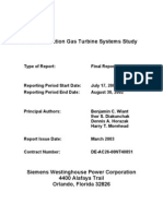 Next Generation Gas Turbine Systems Study