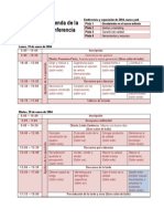 Agenda de La 2