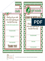 Girl Scout Cookie Receipts by Oh My Gluestick