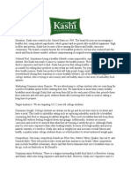 Kashi Creative Brief (2012)