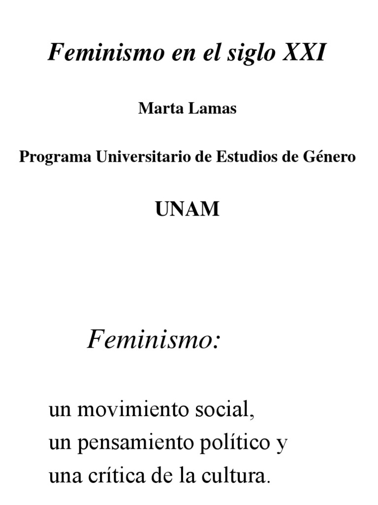 Feminismo y Equidad de Género en el Siglo XXI | PDF | Mujer | Feminismo