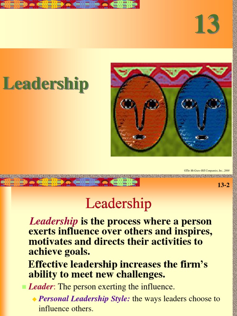 Leadership | PDF | Industrial And Organizational Psychology | Leadership