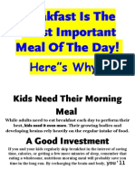 Breakfast Is The Most Important Meal of The Day!: Here"s Why